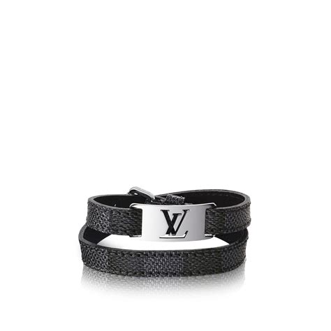 lv mens check it|Sign it Bracelet Damier Graphite Canvas .